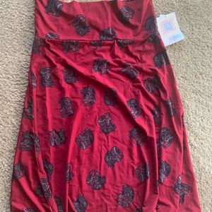 LuLaRoe Azure Skirt. Fold over top